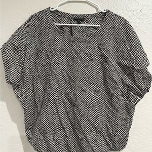 Eileen Fisher Print Organic Cotton Top